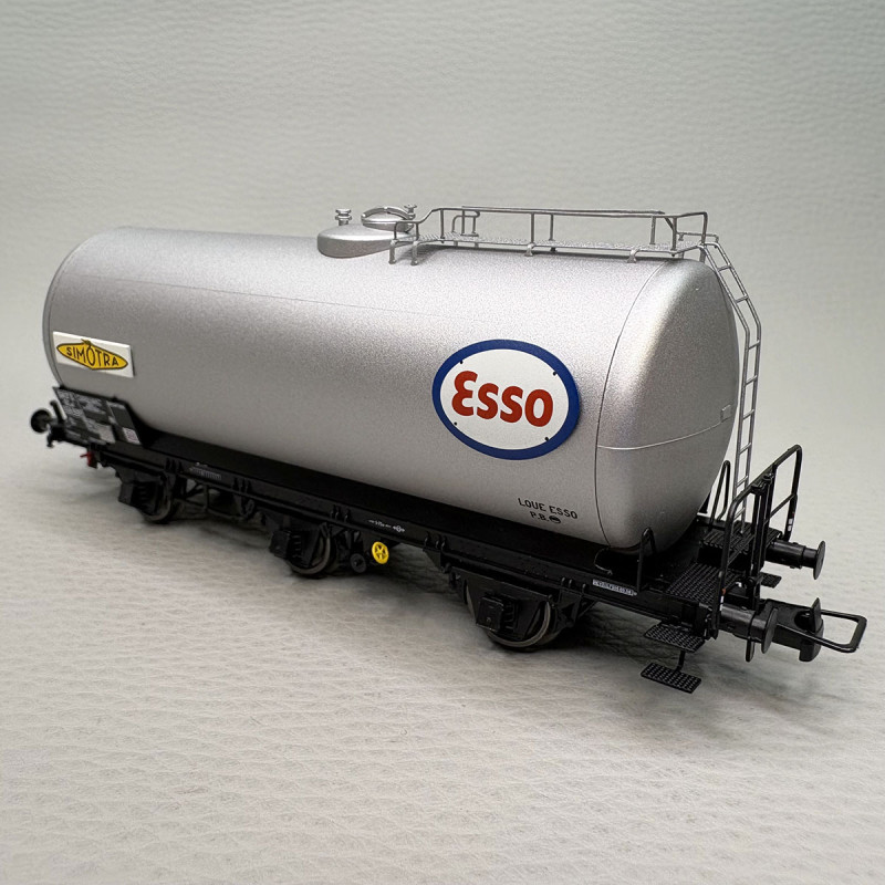 2 wagons citernes 3 essieux UH, "Simotra / Esso", SNCF - JOUEF HJ6294