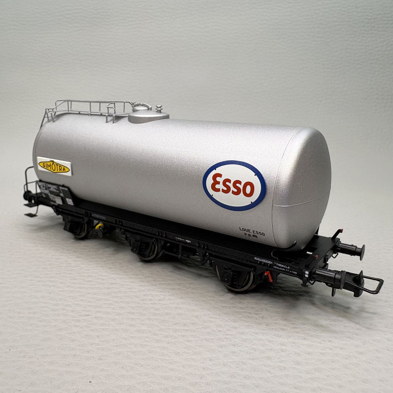2 wagons citernes 3 essieux UH, "Simotra / Esso", SNCF - JOUEF HJ6294