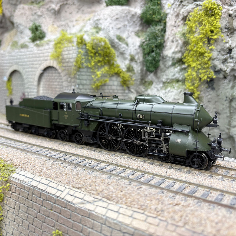 Locomotive à vapeur S2/6, N°3201, K.Bay.Sts.B., Ep. I - BRAWA 70144 - HO 1/87