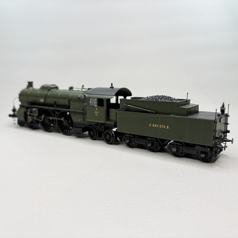 Locomotive à vapeur S2/6, N°3201, K.Bay.Sts.B. - BRAWA 70146