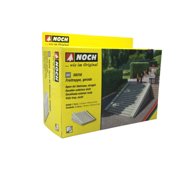 Escalier extérieur droit - NOCH 58316 - HO 1/87