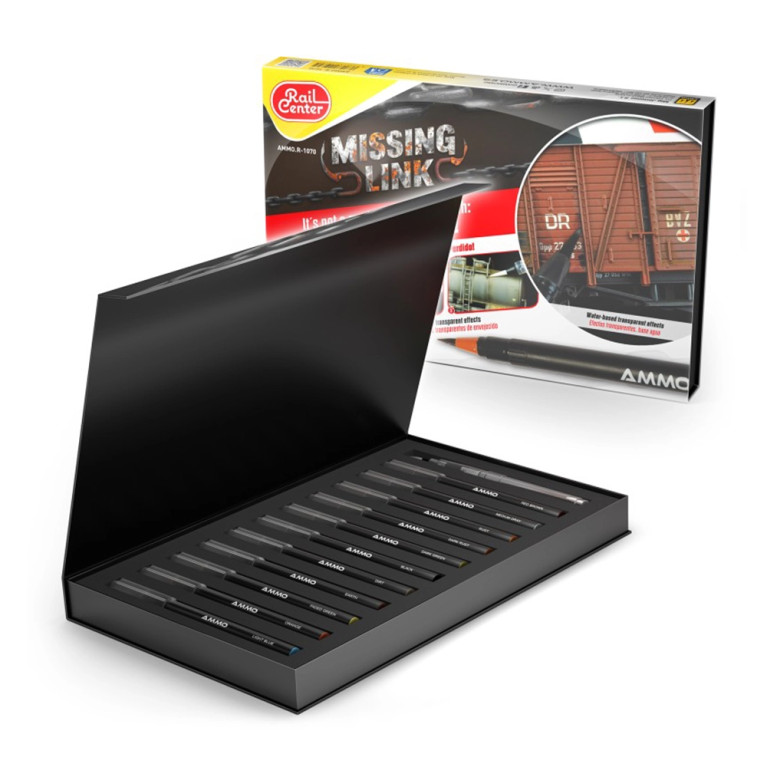 Coffret de marqueurs aquarelle à pointe pinceau - AMMO AMMO.R-1070