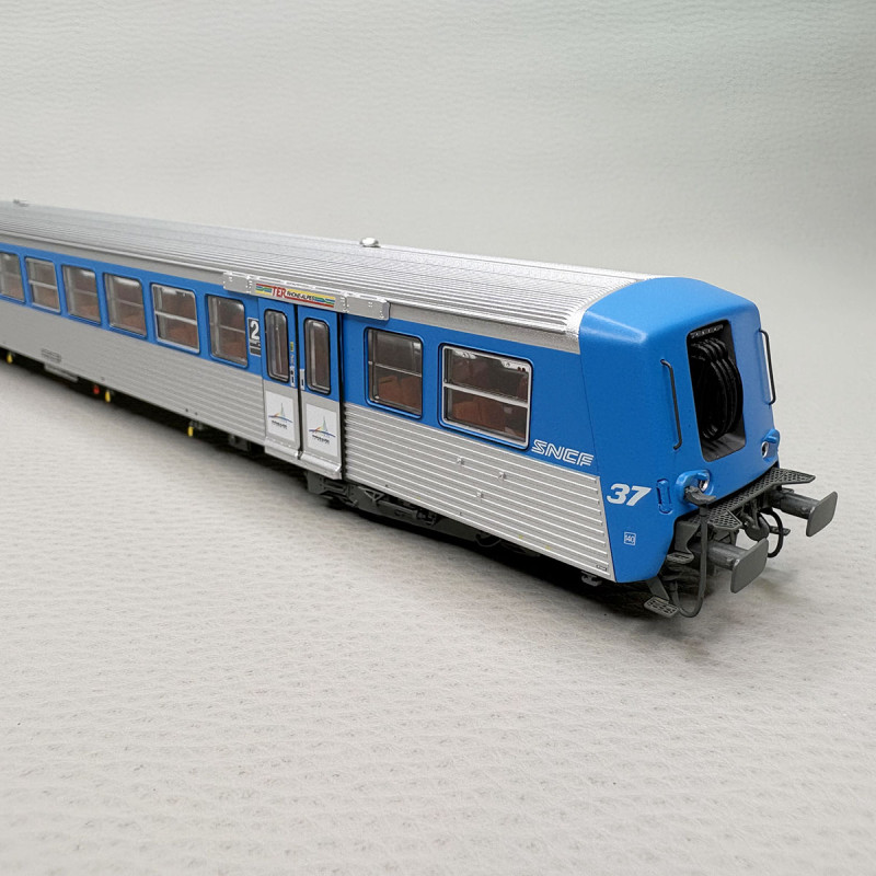 EPM E41.49.15 - Rame réversible RRR, BDx+Bz+AB, TER Rhône Alpes N°37, logo Nouille, SNCF