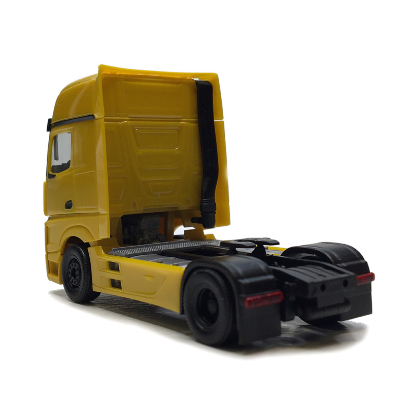Tracteur, Mercedes Benz, Actros L18 Gigaspace, 2 essieux, jaune - HERPA 317948-002 - HO 1/87