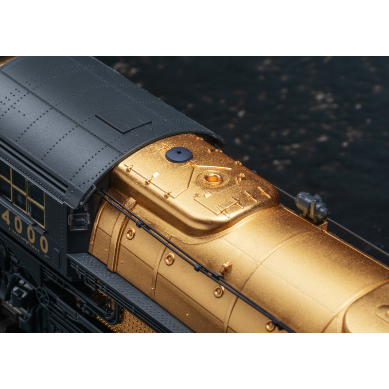Locomotive Big Boy N°4000, en OR fin 24 carats, Union Pacific - Marklin 39400