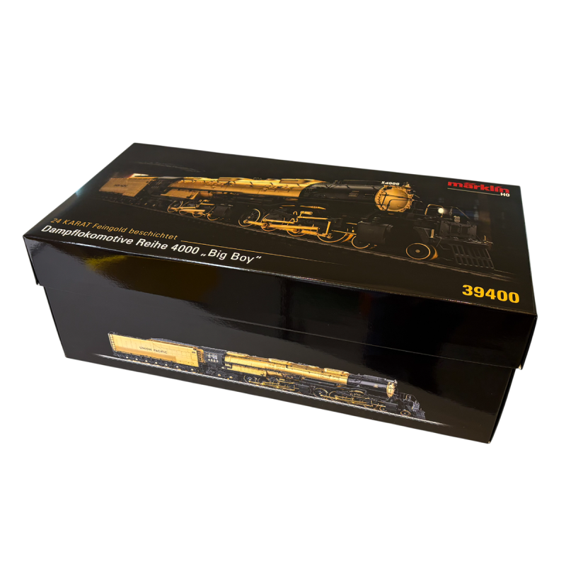 Locomotive Big Boy N°4000, en OR fin 24 carats, Union Pacific - Marklin 39400