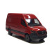 Mercedes Benz, Sprinter '18, fourgonnette, toit surélevé, rouge - HERPA 093811-002 - HO 1/87