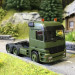 Mercedes Benz, Actros L MP1, tracteur à 3 essieux, vert olive - HERPA 747264 - HO 1/87