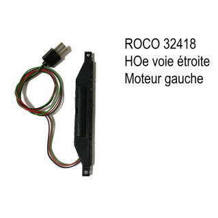 Moteur d'aiguillage gauche -HOe-1/87-ROCO 32418