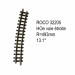 Rail courbe R 493mm 13.1 degrés -HOe-1/87-ROCO 32205