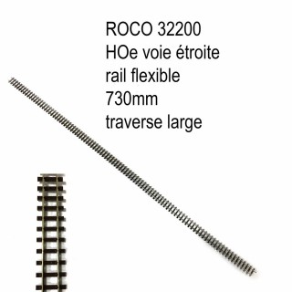 Rail flexible 730mm -HOe-1/87-ROCO 32200