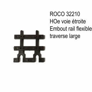Embout pour rail flexible 32200 -HOe-1/87-ROCO 32210