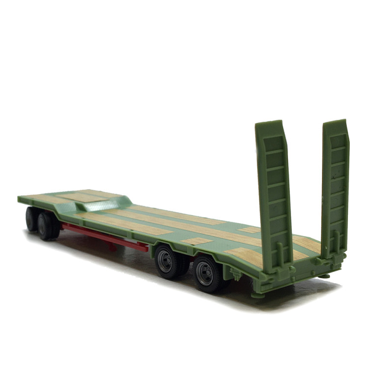 Remorque Goldhofer TU4, vert citron - HERPA 076142-010 - HO 1/87