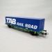 PIKO 97167 - Wagon plat porte conteneur, 2 essieux, RIV, "TAB Rail Road", FRET SNCF