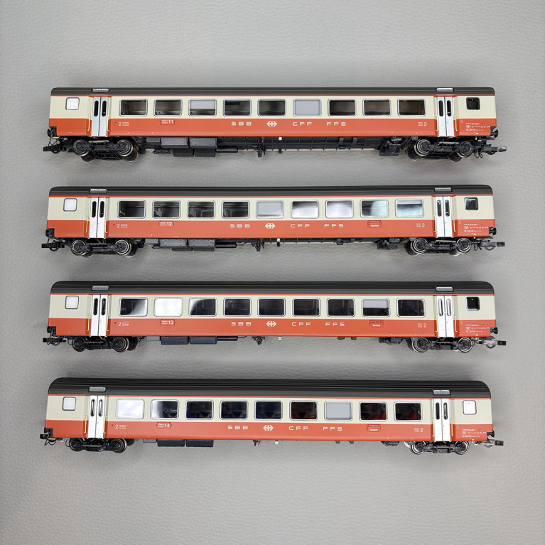 Lsmodels MW2108-1 - 8 voitures "Train Interville", Swiss Express, (St. Gall - Genève), SBB CFF FFS