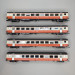 Lsmodels MW2108-1 - 8 voitures "Train Interville", Swiss Express, (St. Gall - Genève), SBB CFF FFS