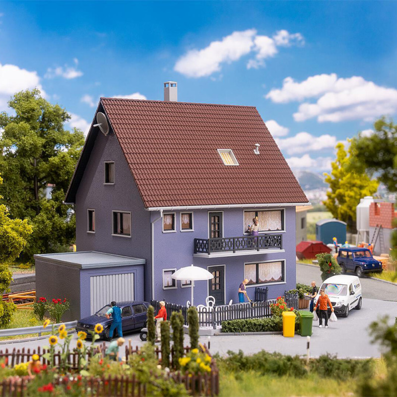 Maison bifamiliale - Faller 191837 - HO 1/87