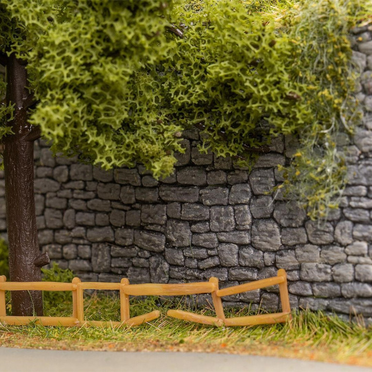 Plaque de modélisme, pierre de taille, gris colorée - Faller 180743 - HO 1/87