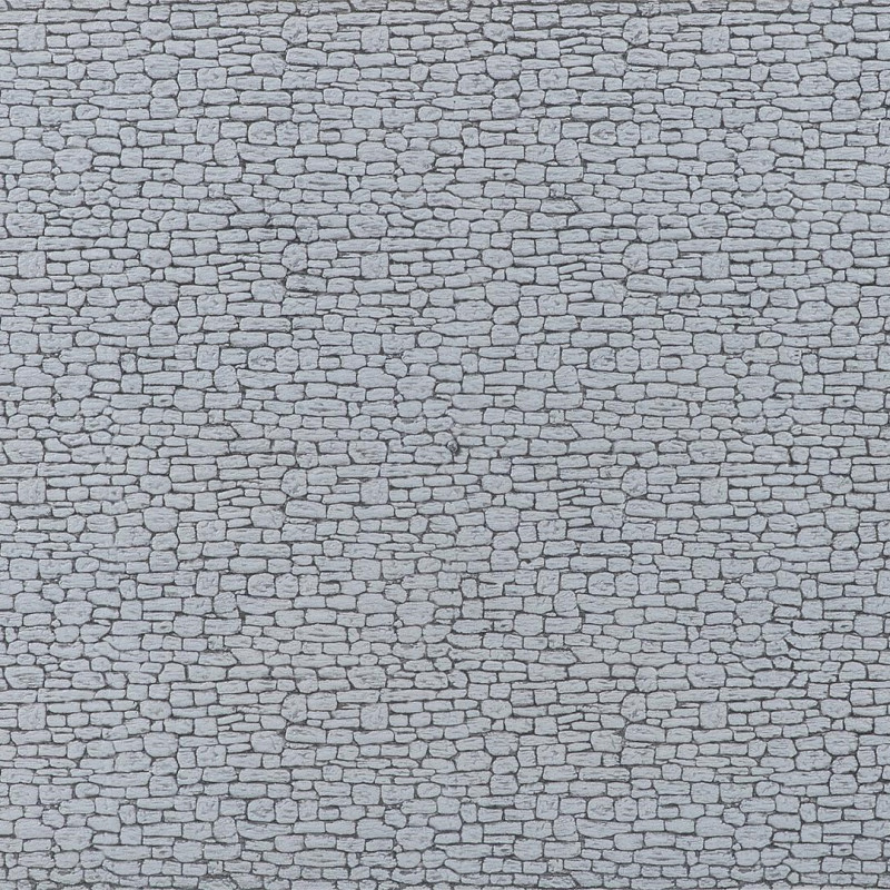 Plaque de modélisme, pierre de taille, gris colorée - Faller 180743 - HO 1/87