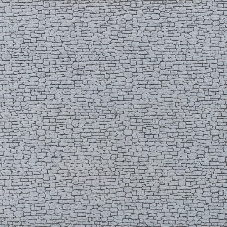 Plaque de modélisme, pierre de taille, gris colorée - Faller 180743 - HO 1/87