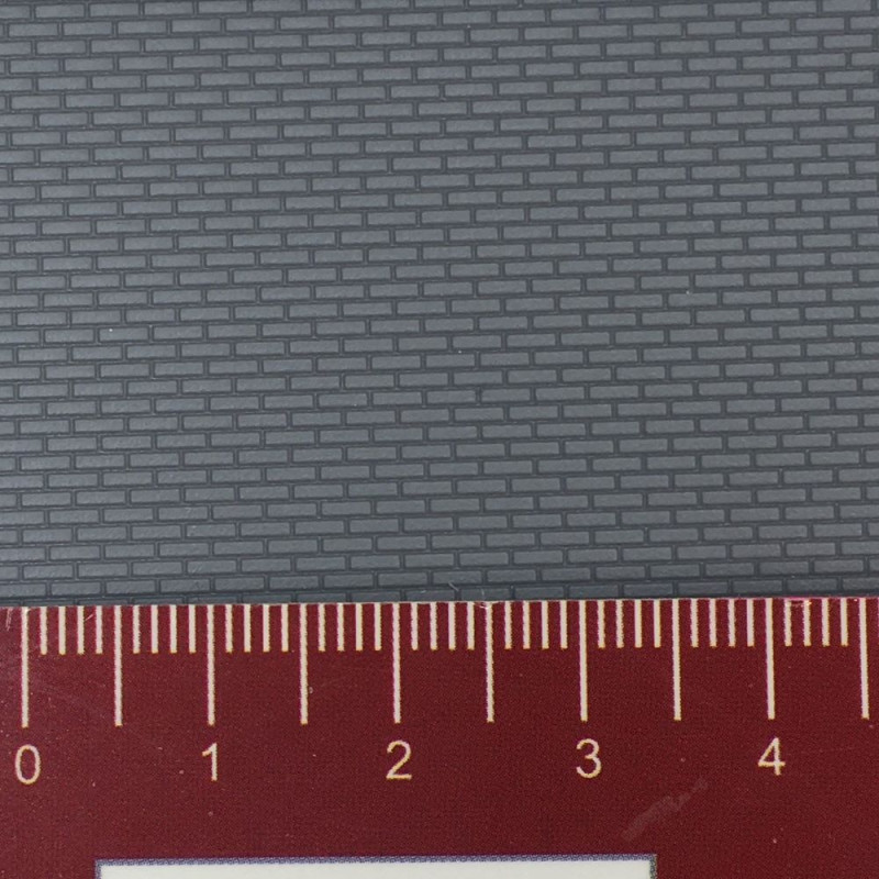 Plaque de modélisme, trottoir, gris foncé - Faller 180744 - HO 1/87