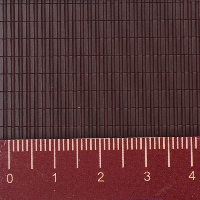 Plaque de modélisme, tuile, rouge-brun - Faller 180745 - HO 1/87