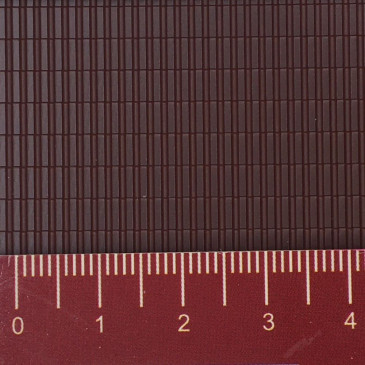 Plaque de modélisme, tuile, rouge-brun - Faller 180745 - HO 1/87