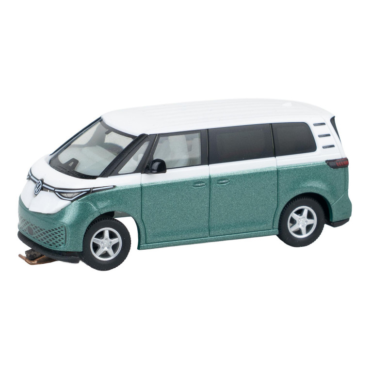 Volkswagen, ID Buzz, HERPA, car system, vert et blanc - FALLER 161422 - HO 1/87