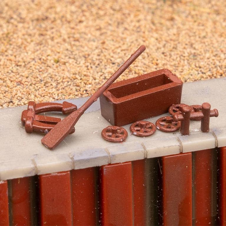 Accessoires du port - Faller 180009 - HO 1/87