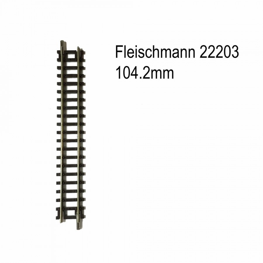 Rail droit 104.2mm-N-1/160-FLEISCHMANN 22203