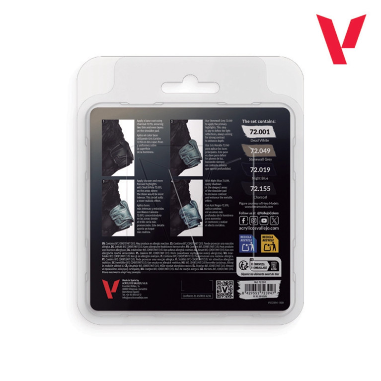 Pack Argenté - 18ml Game Color - VALLEJO 72.394