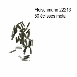 50 éclisses métallique -N-1/160-FLEISCHMANN 22213