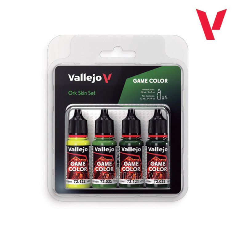 Pack Peau d'Ork - 18ml Game Color - VALLEJO 72.391
