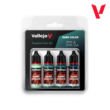 Pack Turquoise - 18ml Game Color - VALLEJO 72.390