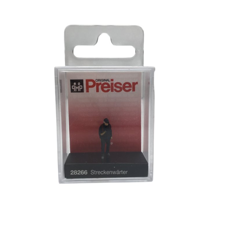 Préposé aux voies ferrées - PREISER 28266 - HO 1/87