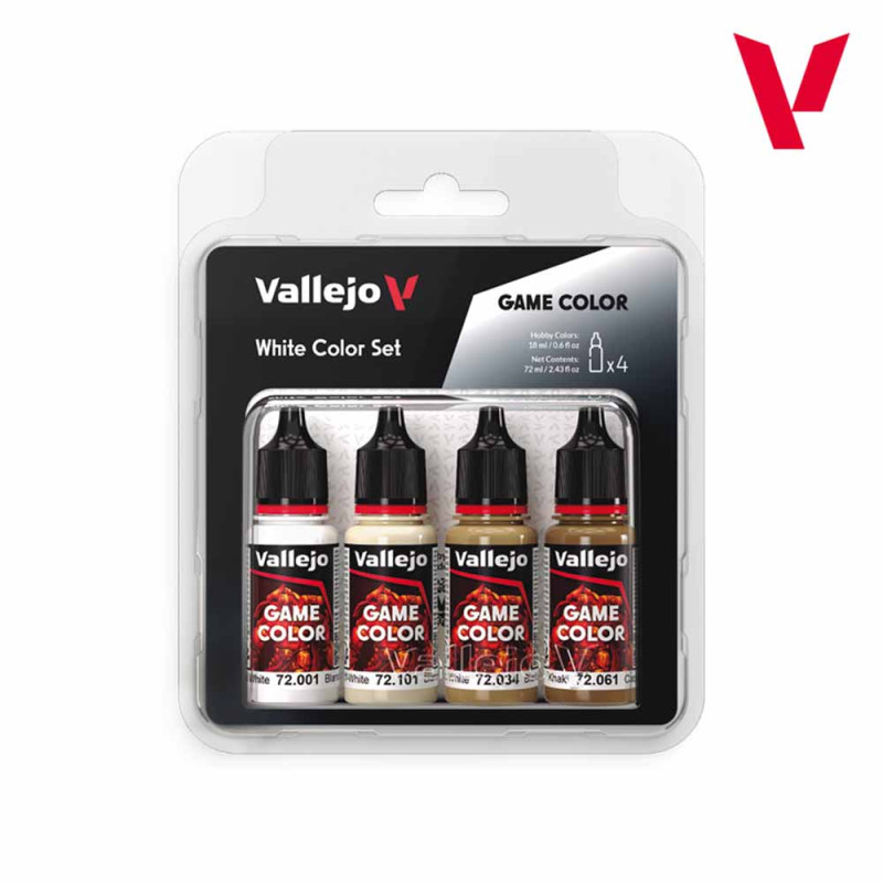 Pack Blanc - 18ml Game Color - VALLEJO 72.386