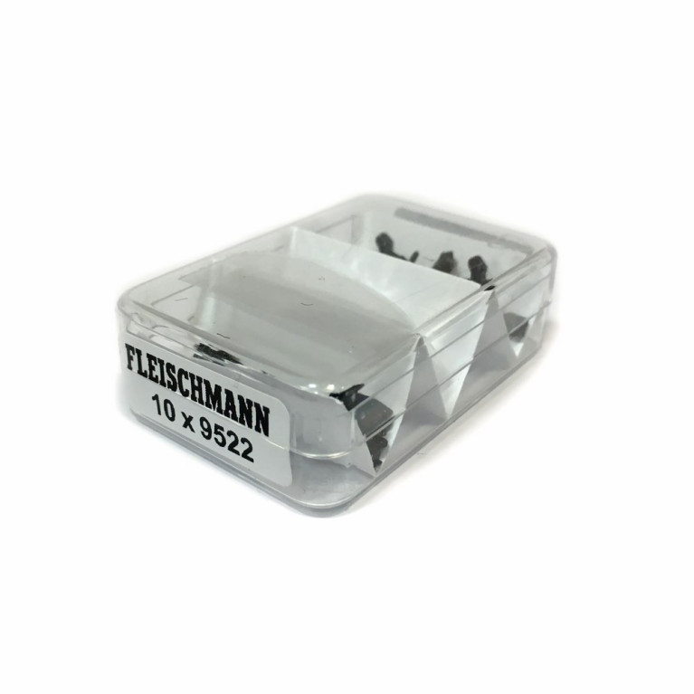 10 attelages avec lamelle et capot-N-1/160-FLEISCHMANN 9522