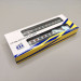 2 voitures couchettes UIC B9c9x, 2CL, logo jaune encadré, SNCF - REE NW-344
