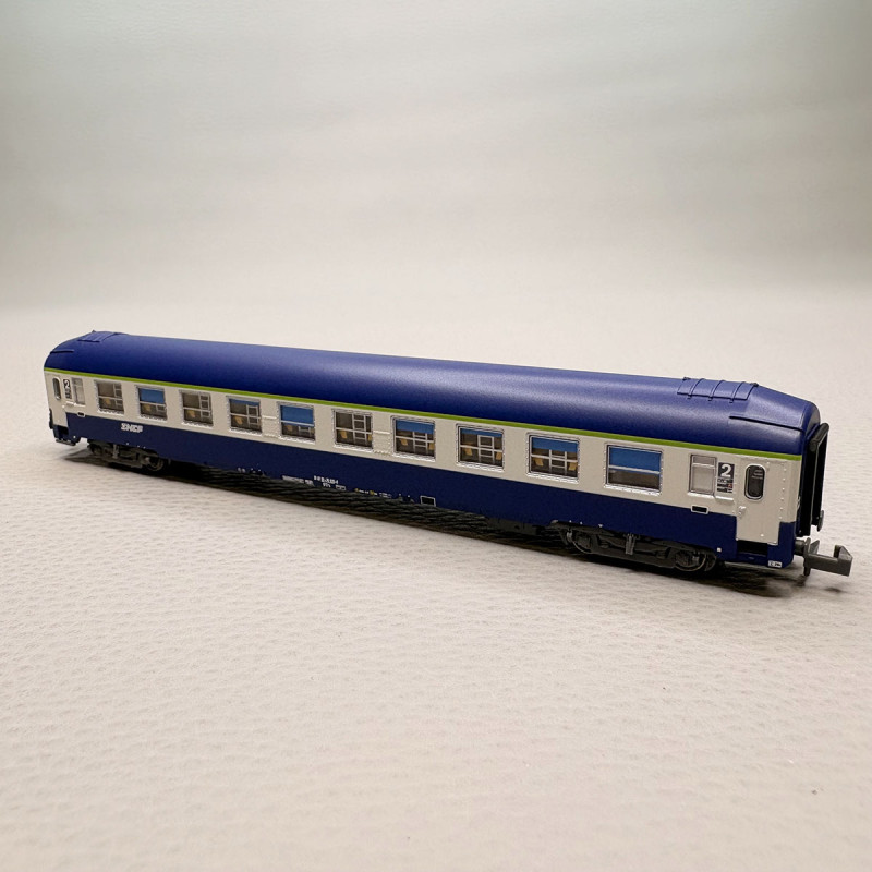 Voiture couchettes UIC B9c9x, 2CL, livrée "TEN", logo blanc Nouille, SNCF - REE NW-353