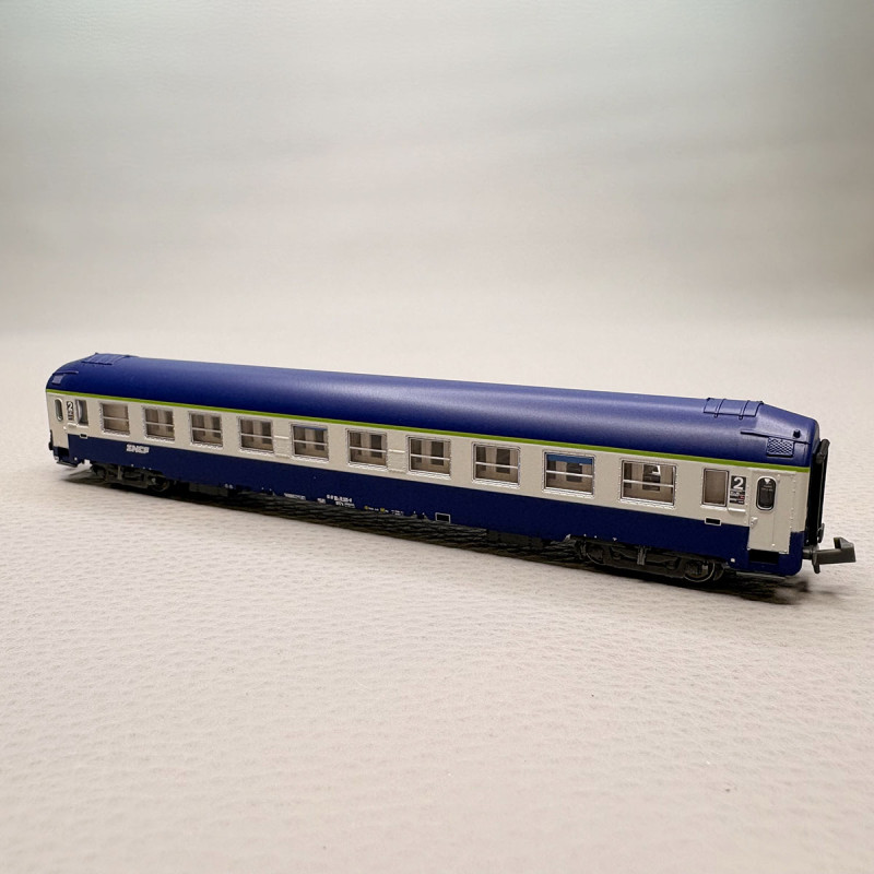 Voiture couchettes UIC B9c9x, 2CL, livrée "TEN", logo blanc Nouille, SNCF - REE NW-353