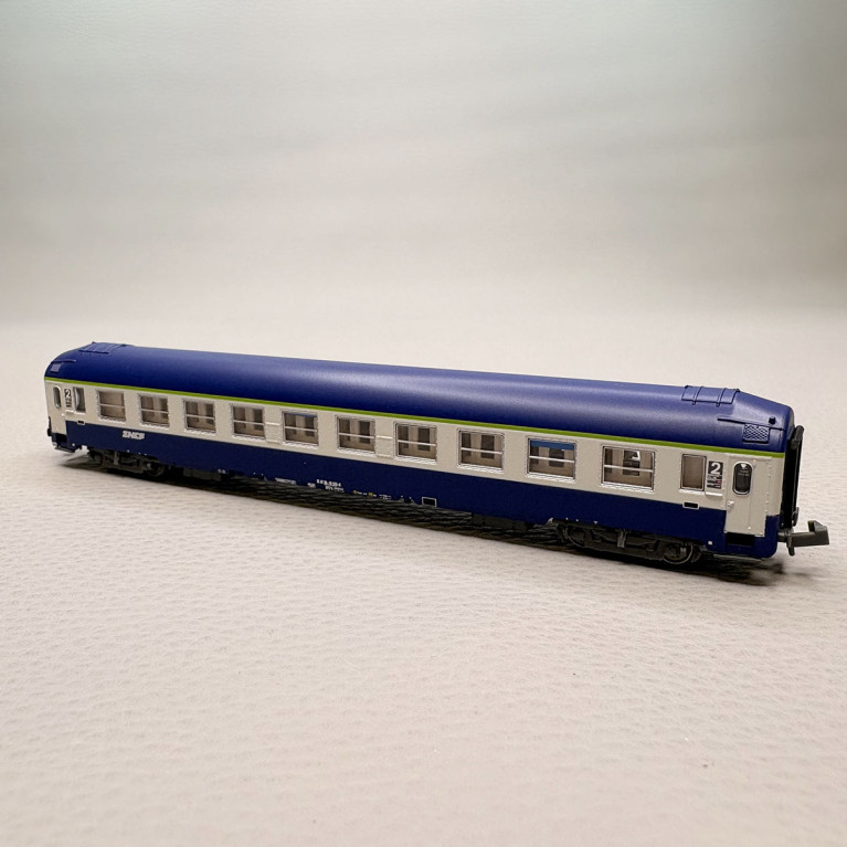 Voiture couchettes UIC B9c9x, 2CL, livrée "TEN", logo blanc Nouille, SNCF - REE NW-353