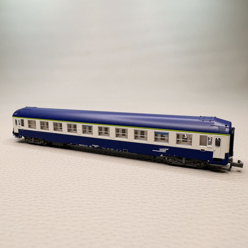 Voiture couchettes UIC B9c9x, 2CL, livrée "TEN", logo Casquette, SNCF - REE NW-355