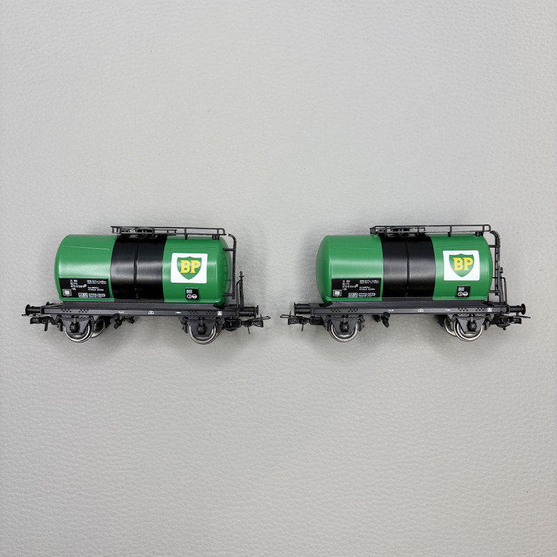 2 wagons citerne de type Uh, "BP", FS - RIVAROSSI HR6567