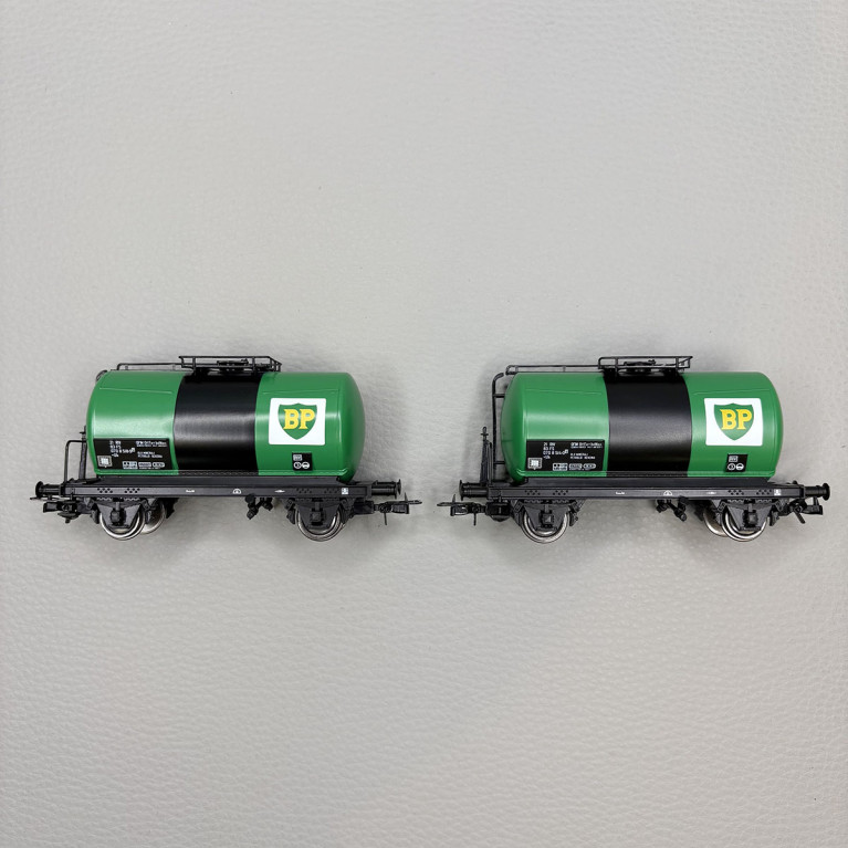 2 wagons citerne de type Uh, "BP", FS - RIVAROSSI HR6567