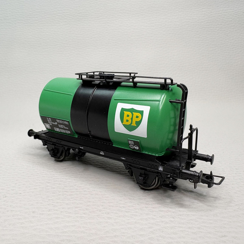 Rivarossi HR6667 Set de 2 wagons citernes à bogies, gris clair, grand