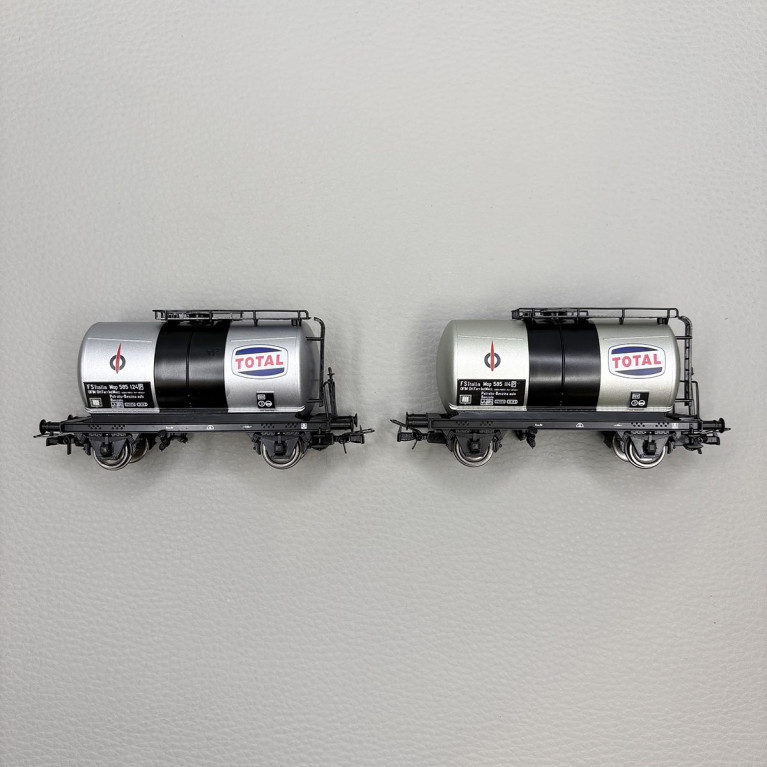 2 wagons citerne de type Uh, "Total", FS - RIVAROSSI HR6565