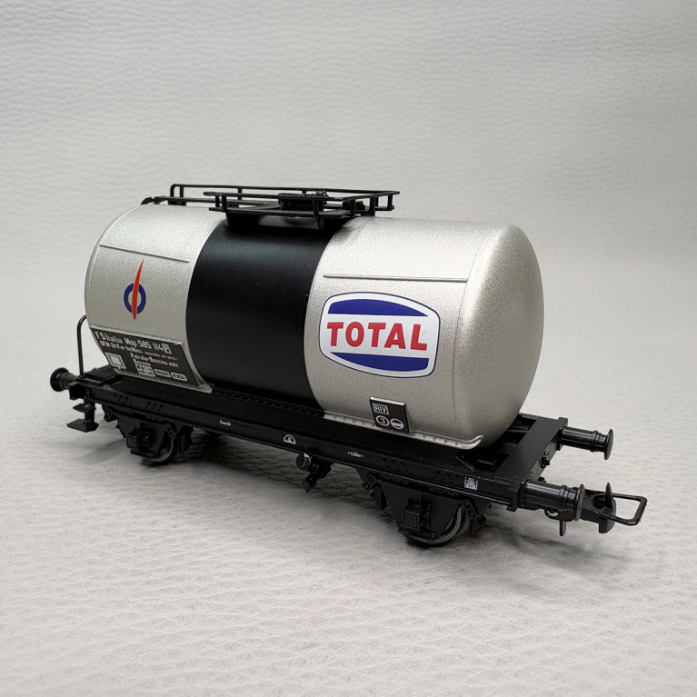 2 wagons citerne de type Uh, "Total", FS - RIVAROSSI HR6565