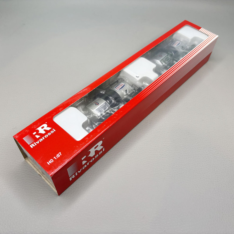 2 wagons citerne de type Uh, "Total", FS - RIVAROSSI HR6565