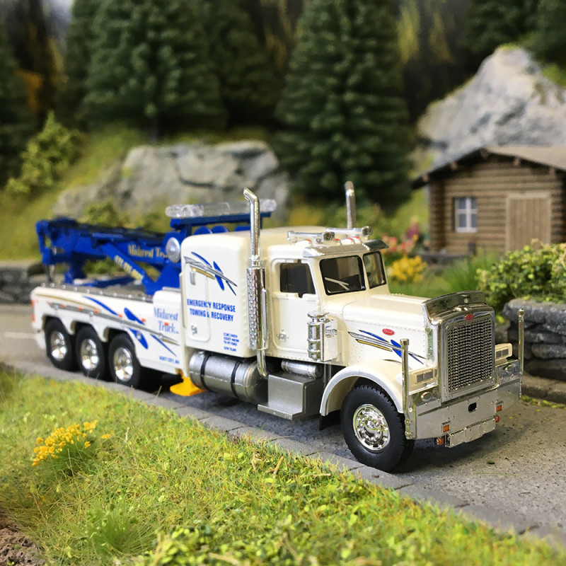 Peterbilt 359, dépanneuse, Midwest Truck, 1973 - BREKINA 86283 - HO 1/87