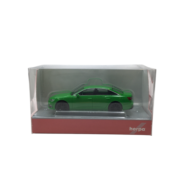 Audi A6, limousine, kyalami vert - HERPA 420297-003 - HO 1/87